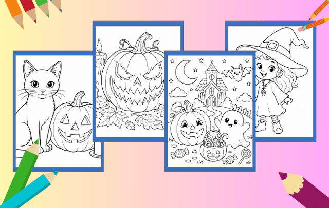 Halloween Ausmalbilder