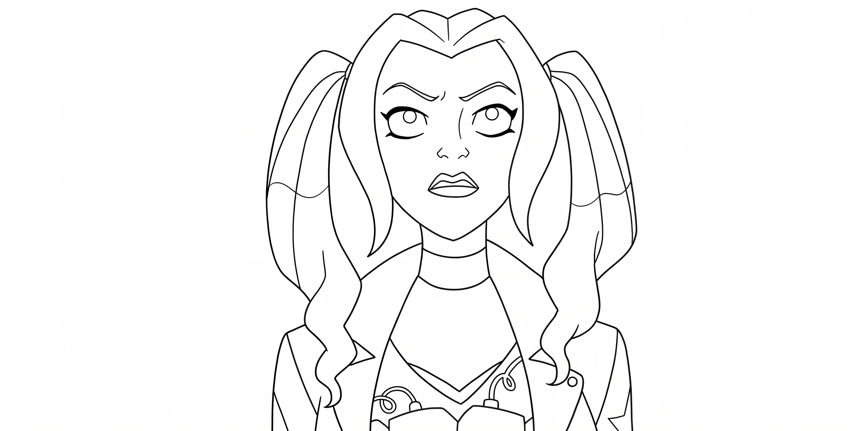 Harley Quinn Ausmalbild