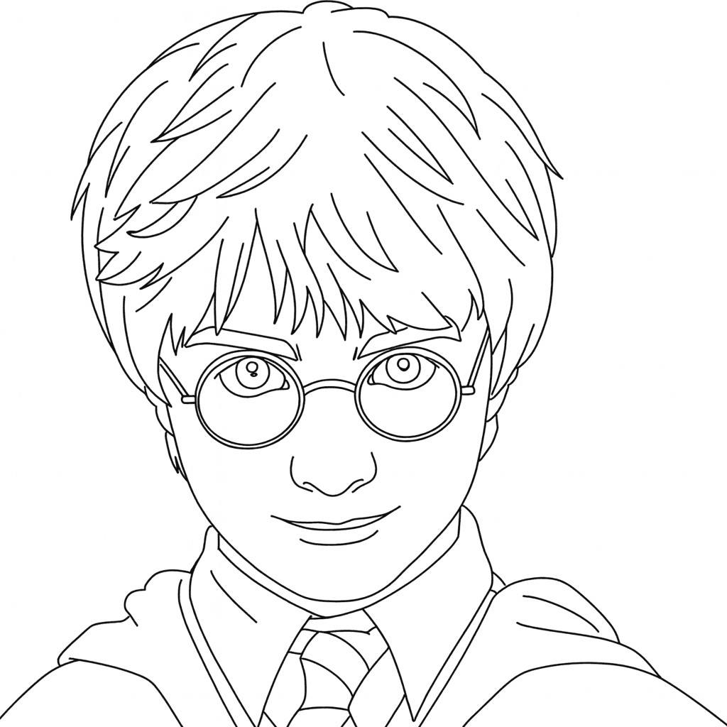 Harry Potter Ausmalbild