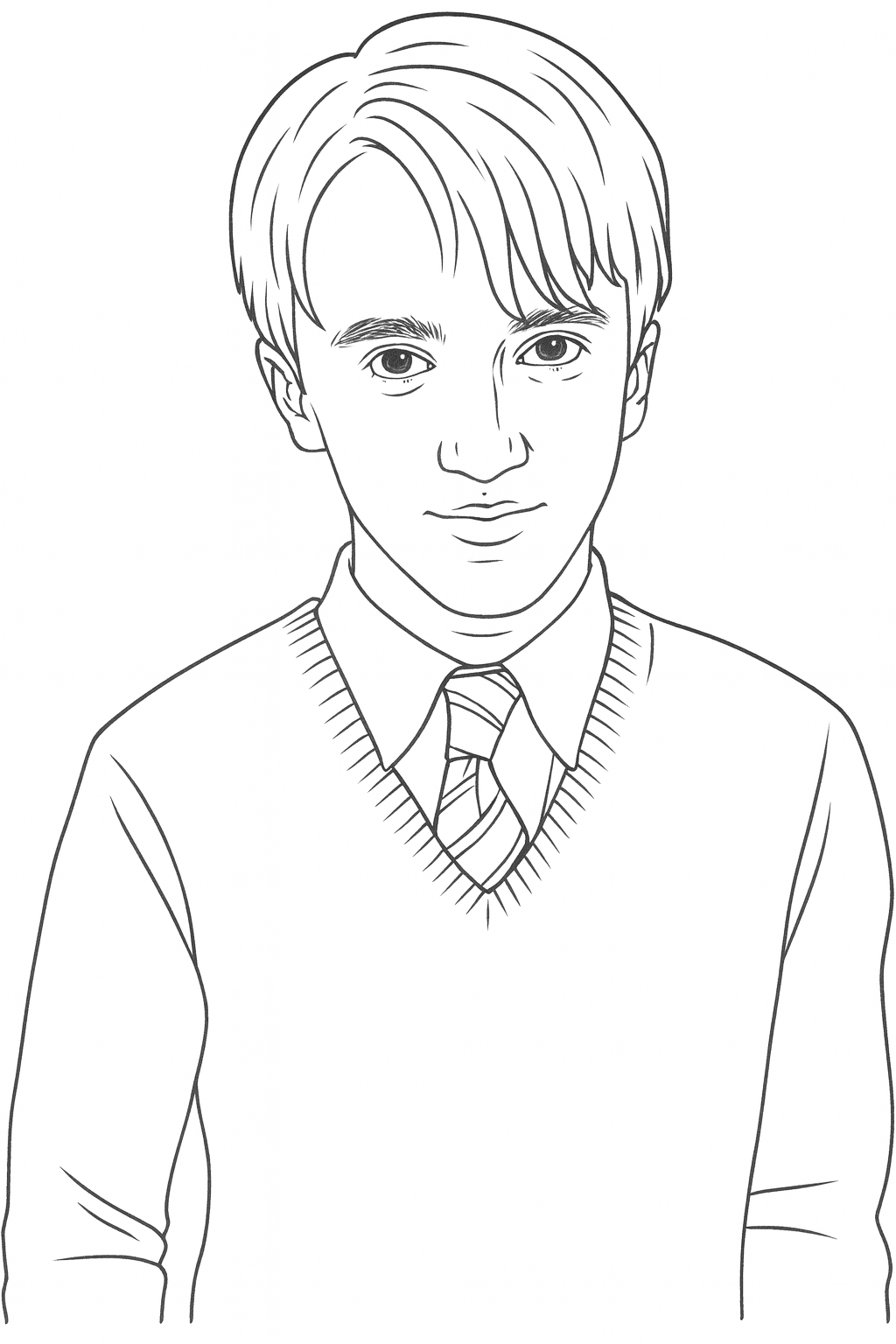 Draco Malfoy Ausmalbild