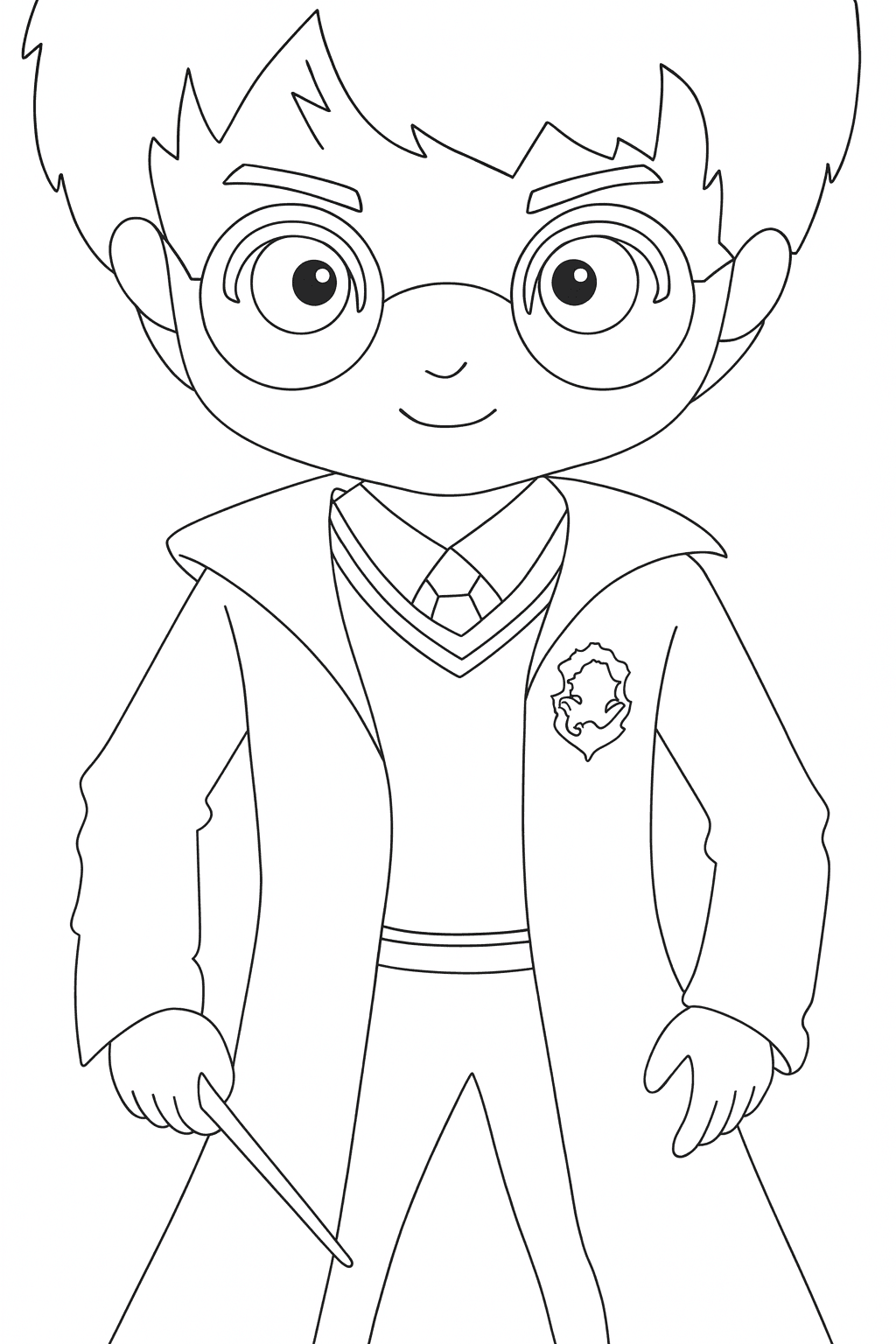 Harry Potter Malvorlage Ausmalbild