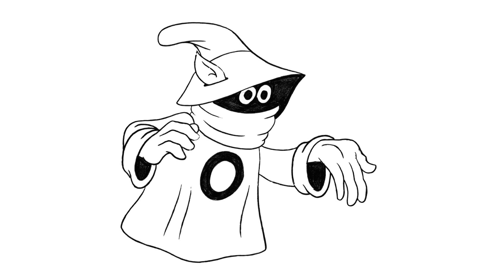 He-Man Körper Ausmalbild