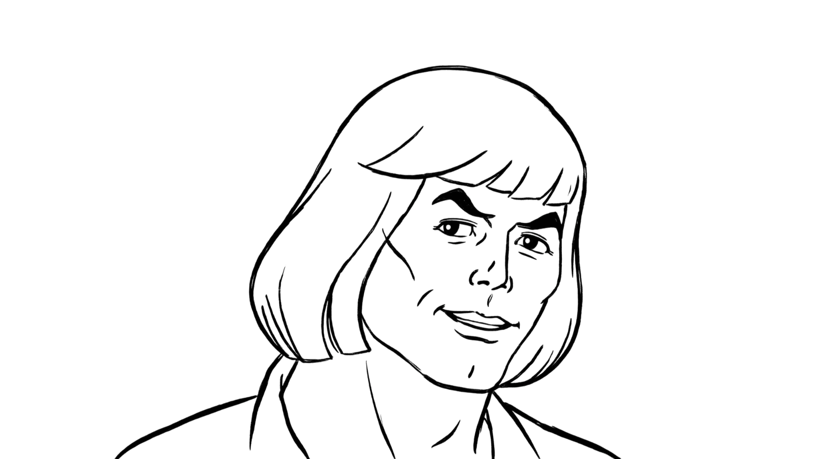 He-Man Nahaufnahme Ausmalbild