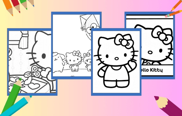Hello Kitty Ausmalbilder