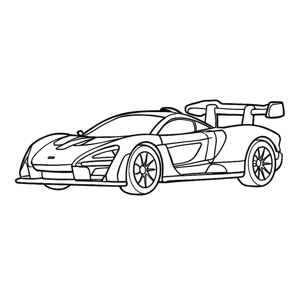 Hot Wheels Fast and Furious Ausmalbild