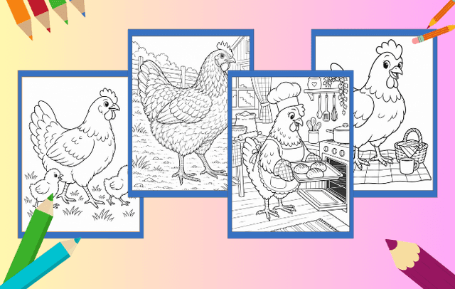 Huhn Ausmalbilder