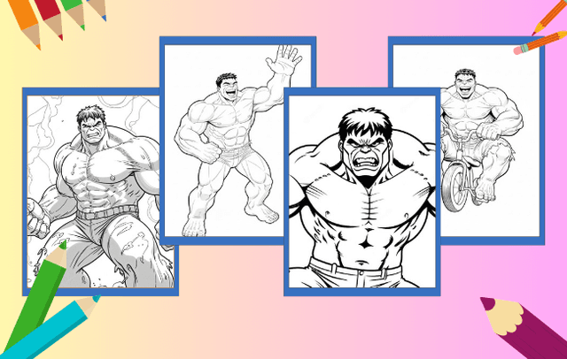 Hulk Ausmalbilder