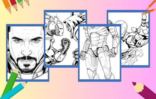Iron Man Ausmalbilder