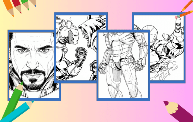 Iron Man Ausmalbilder