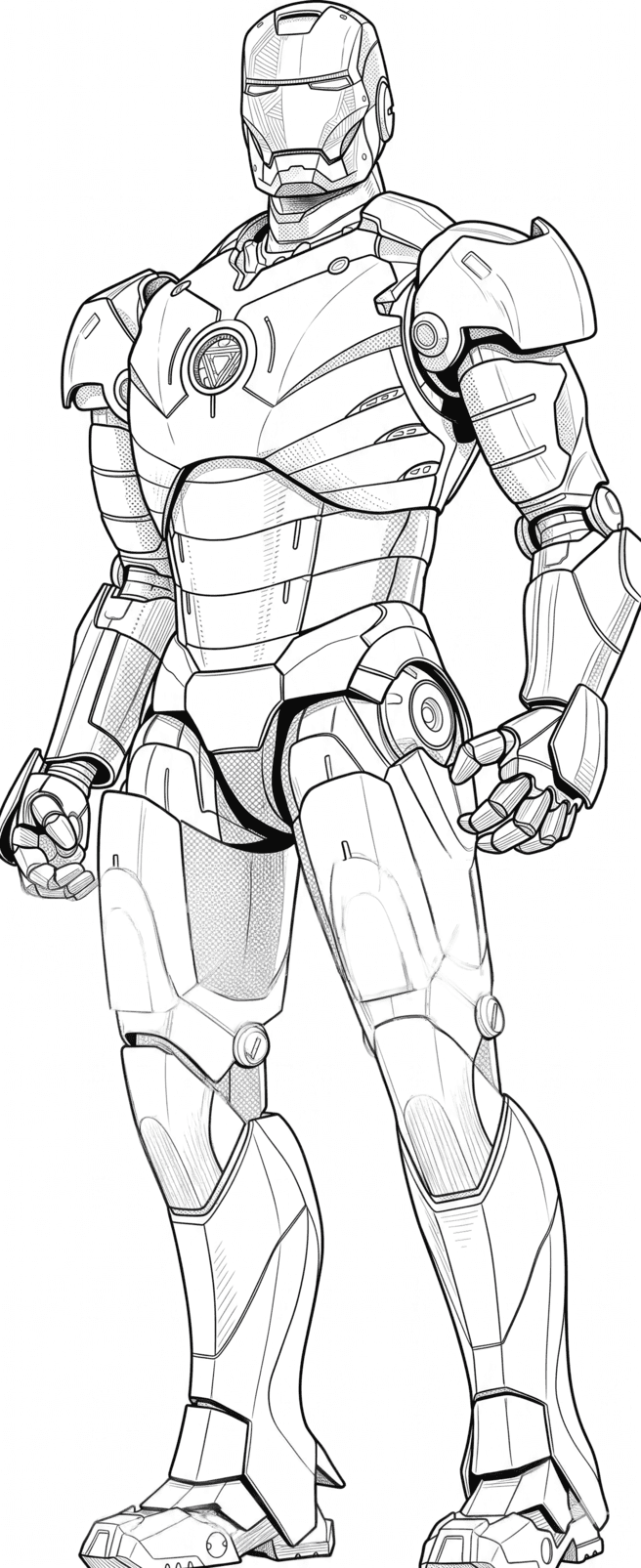 Iron Man Ausmalbild
