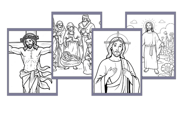 Jesus Ausmalbilder