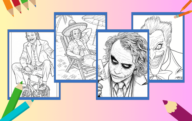 Joker Ausmalbilder