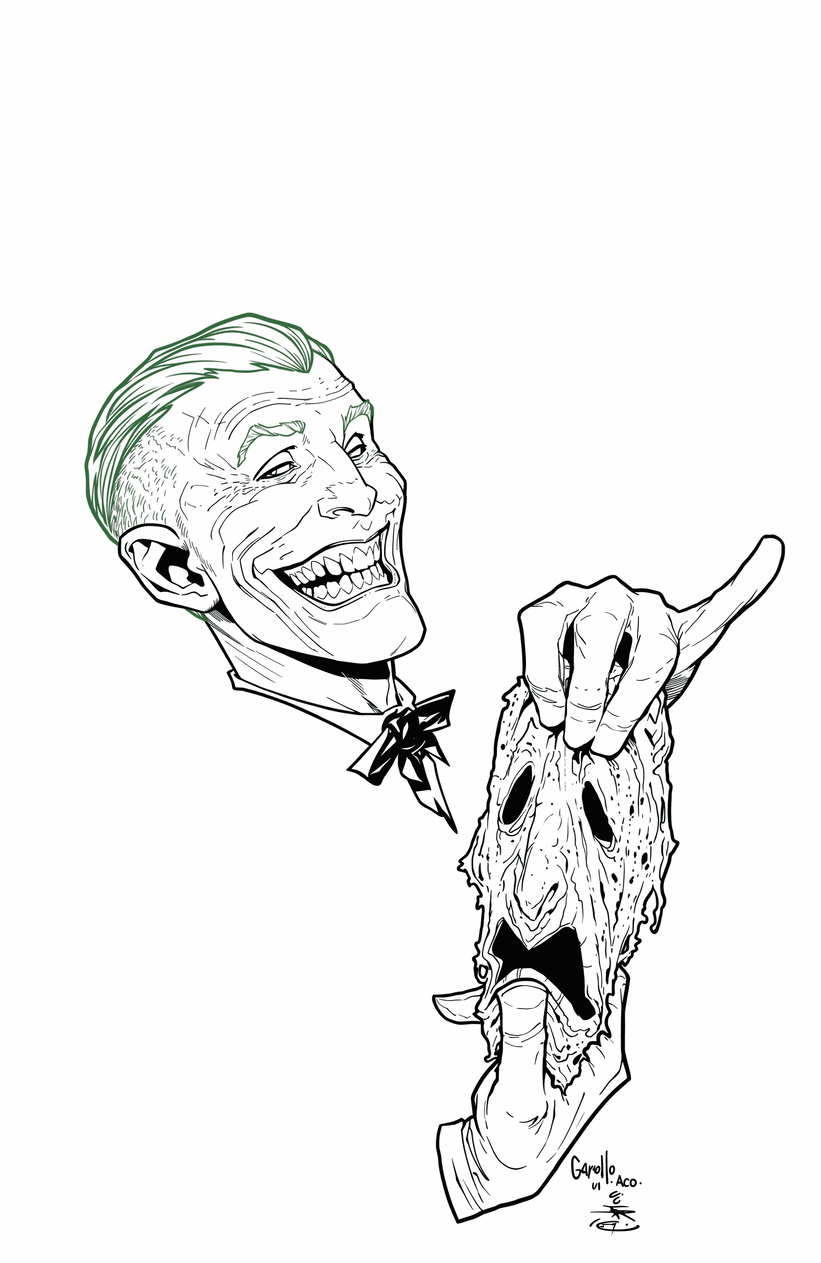 Joker DC Ausmalbild