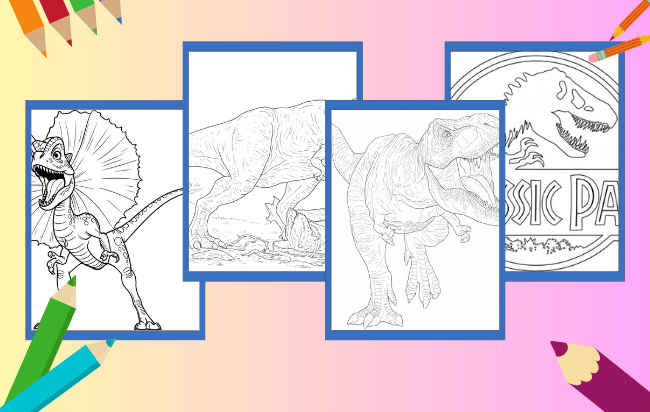 Jurassic Park Ausmalbilder