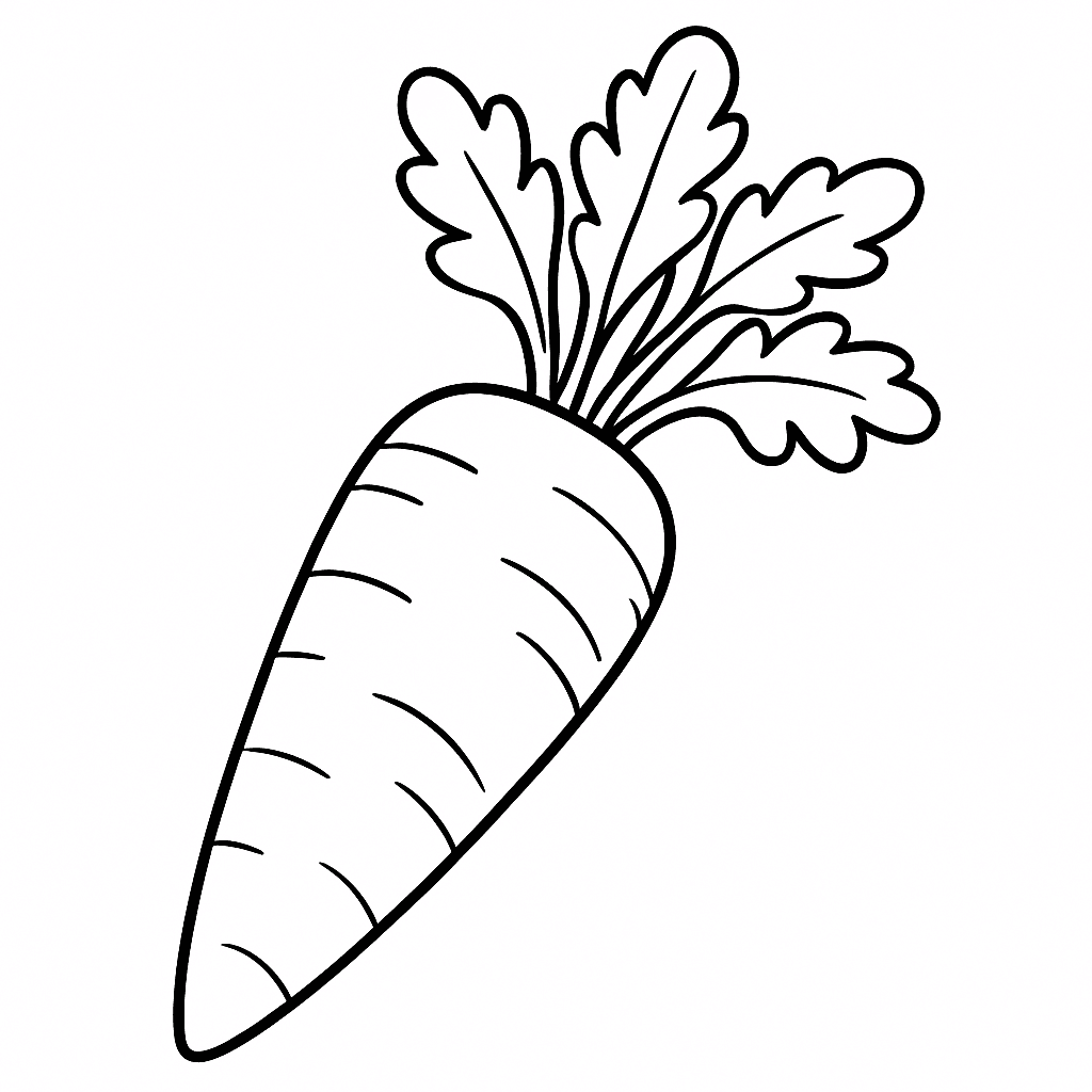Karotte Ausmalbild