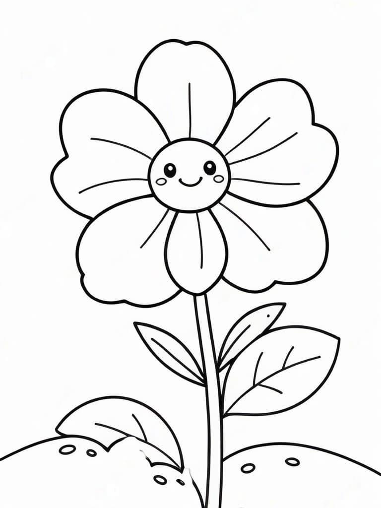 Blume Ausmalbild