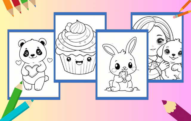 Kawaii Ausmalbilder