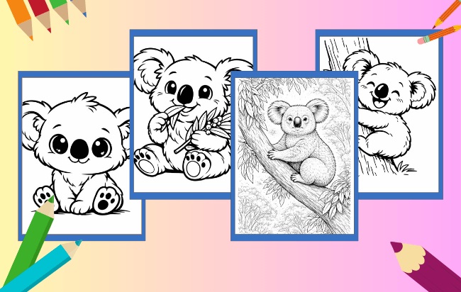 Koala Ausmalbilder