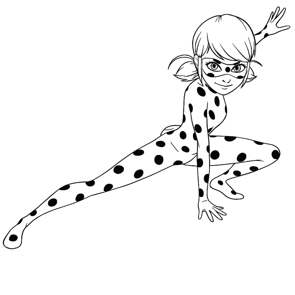Klassische Ladybug Ausmalbild
