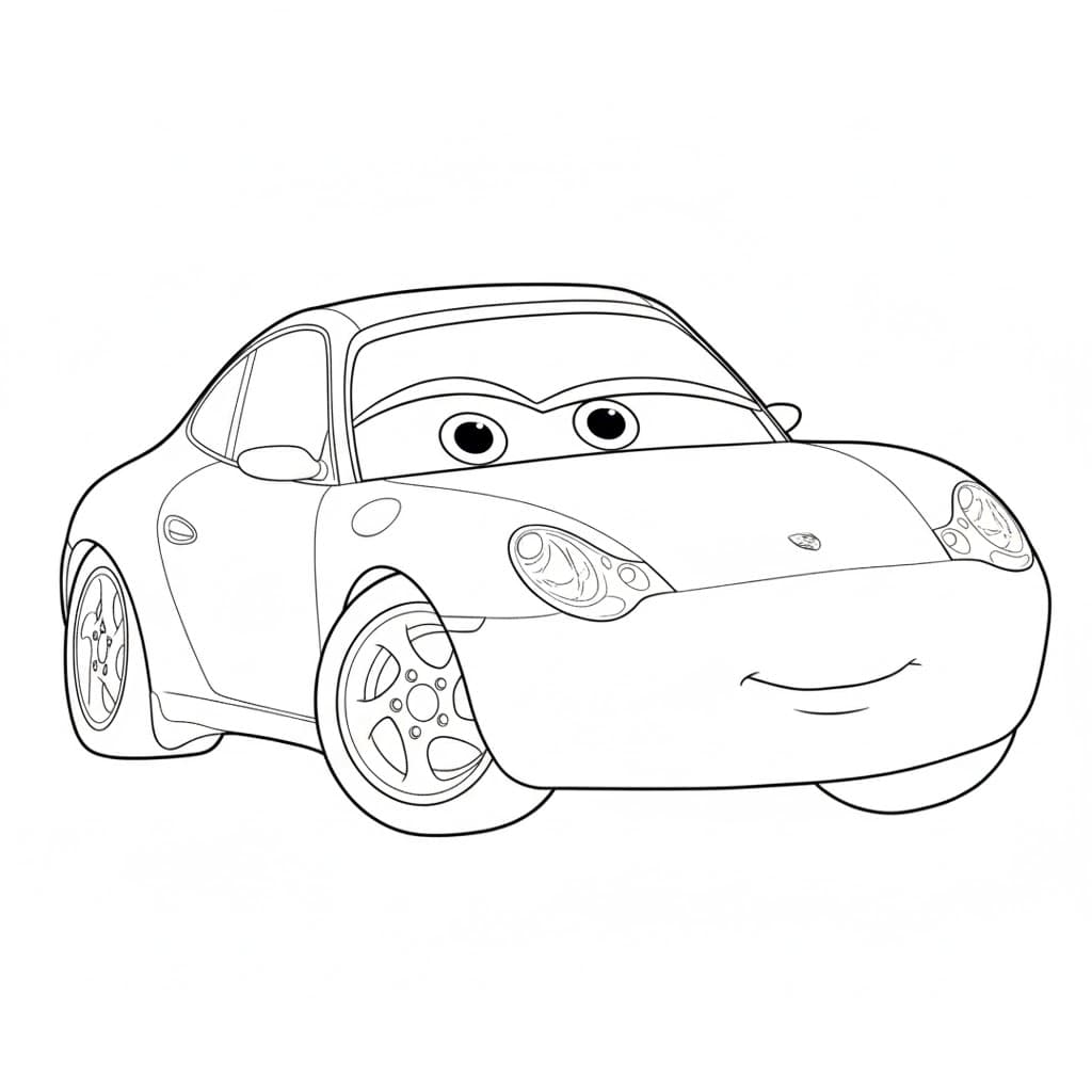 Sally Carrera Ausmalbild