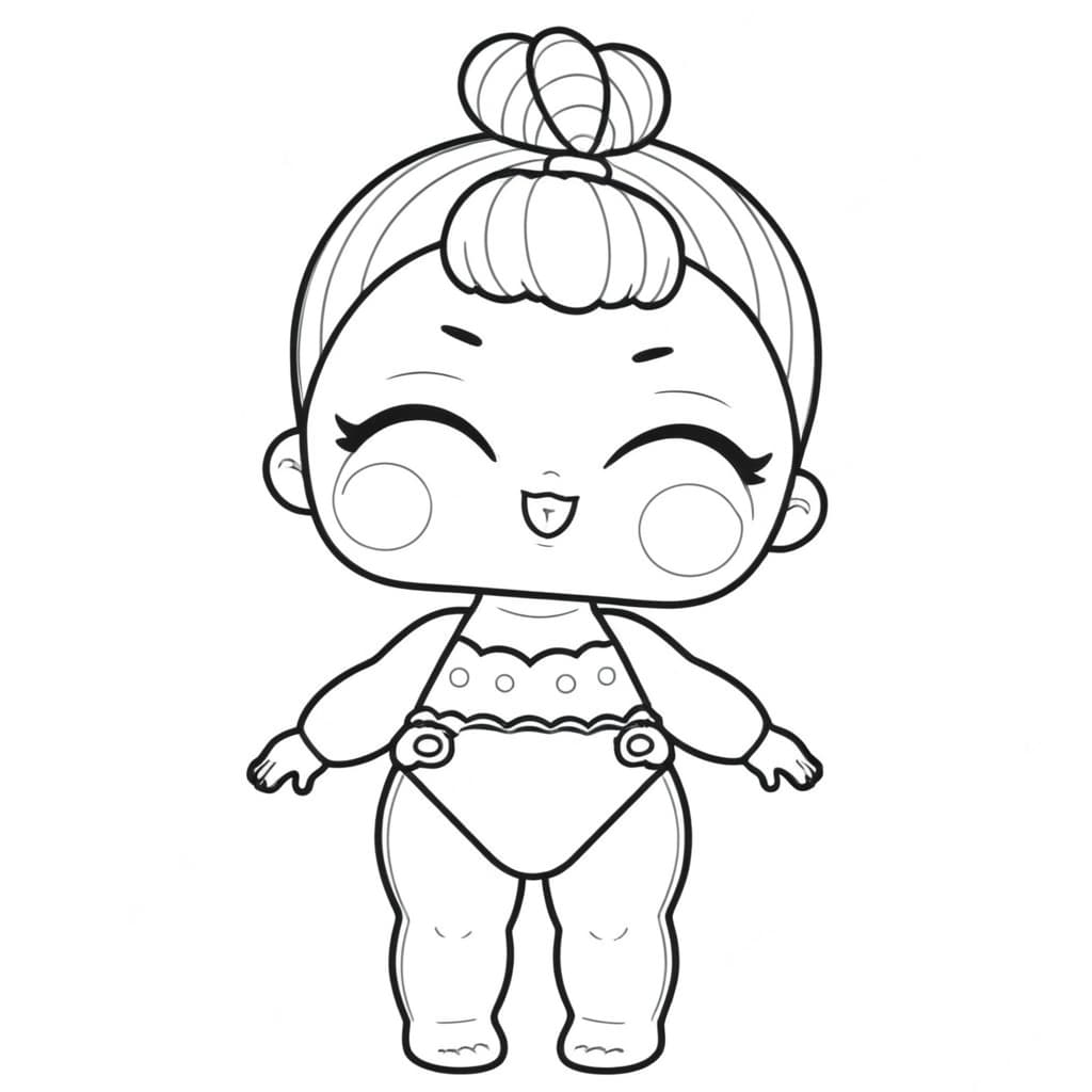 LOL Baby Ausmalbild