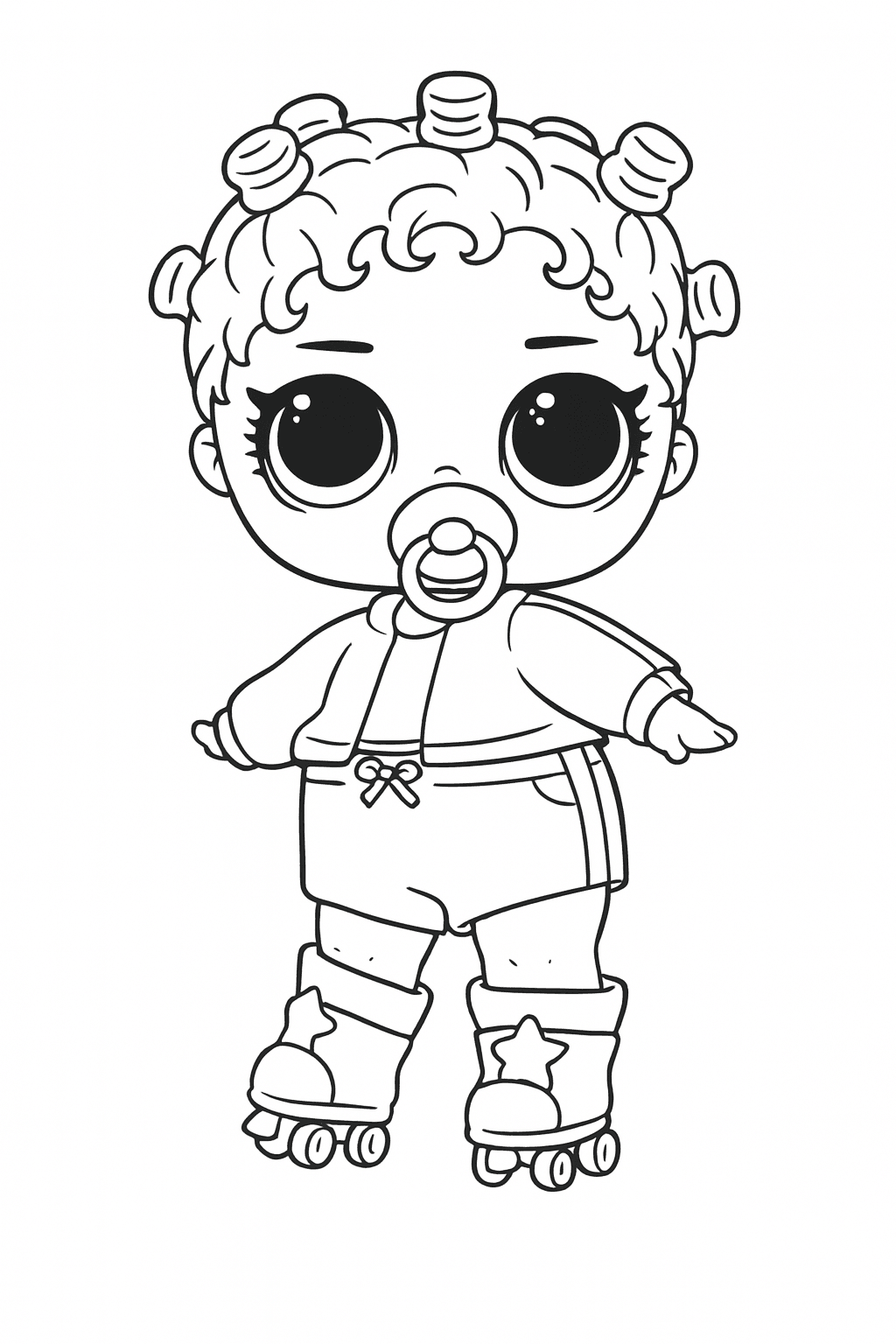 LOL Baby Puppe Ausmalbild