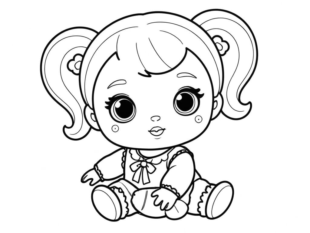 LOL Mini Baby Ausmalbild