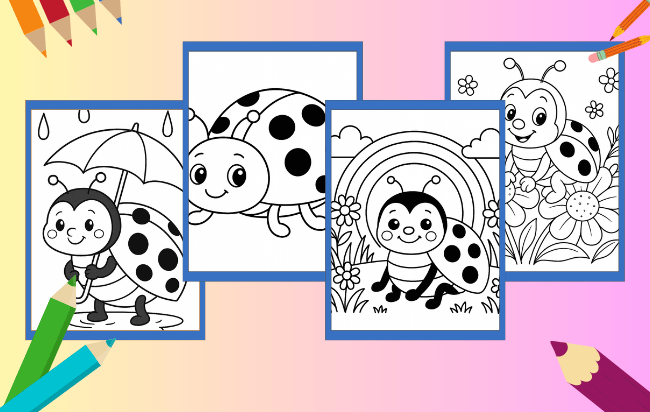 Marienkäefer Ausmalbilder