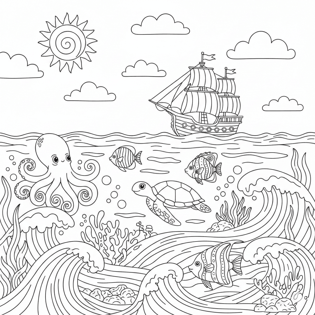 Meer Sammlung Ausmalbilder