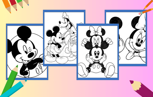 Micky Maus Ausmalbilder