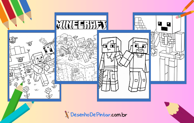 Minecraft Ausmalbilder