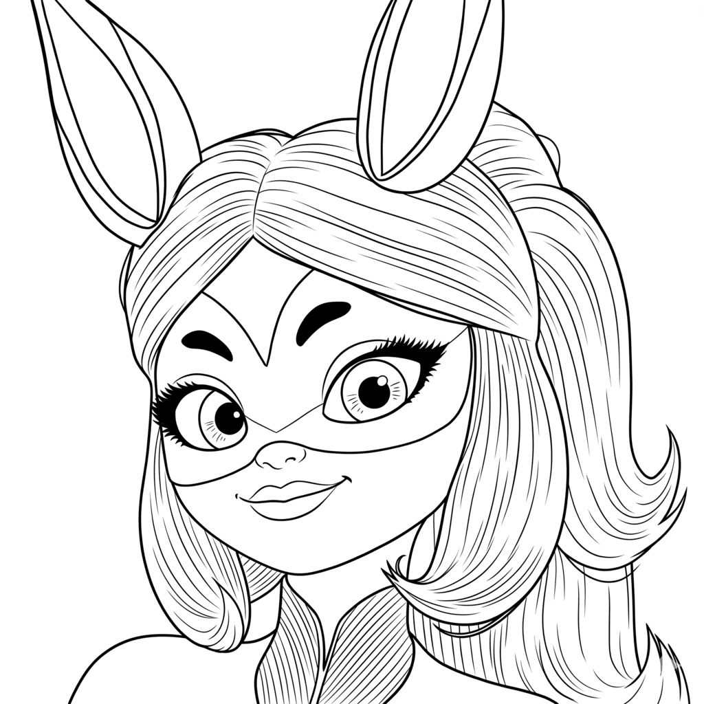 Rena Rouge Miraculous Ausmalbild