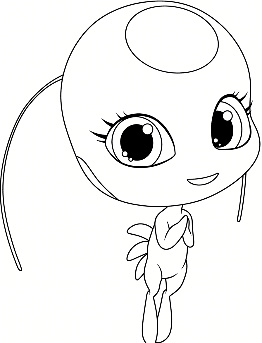 Tikki Miraculous Ausmalbild