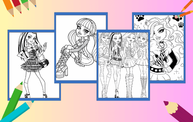 Monster High Ausmalbilder