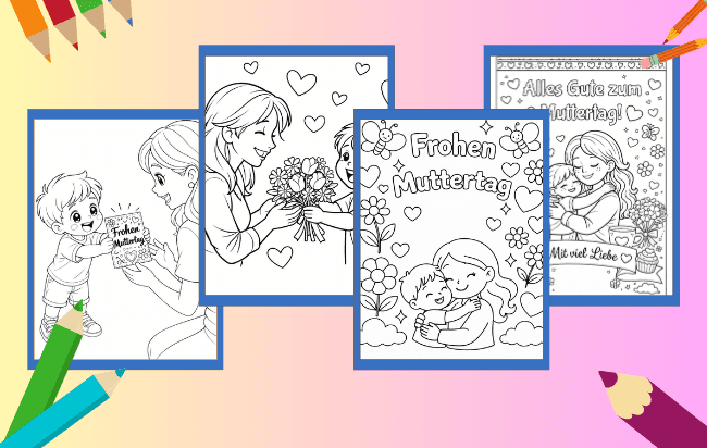 Muttertag Ausmalbilder