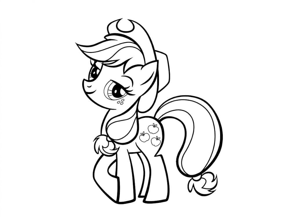 Applejack Ausmalbild