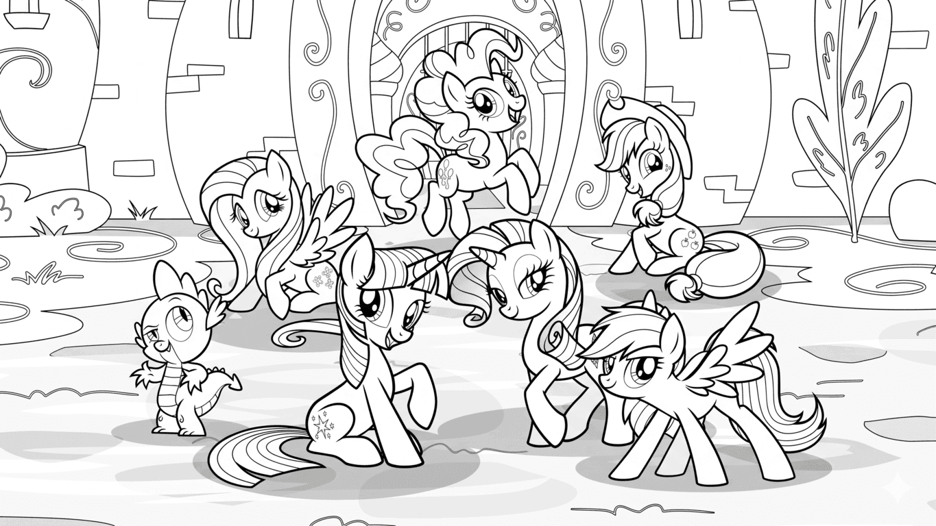 My Little Pony Ausmalbild