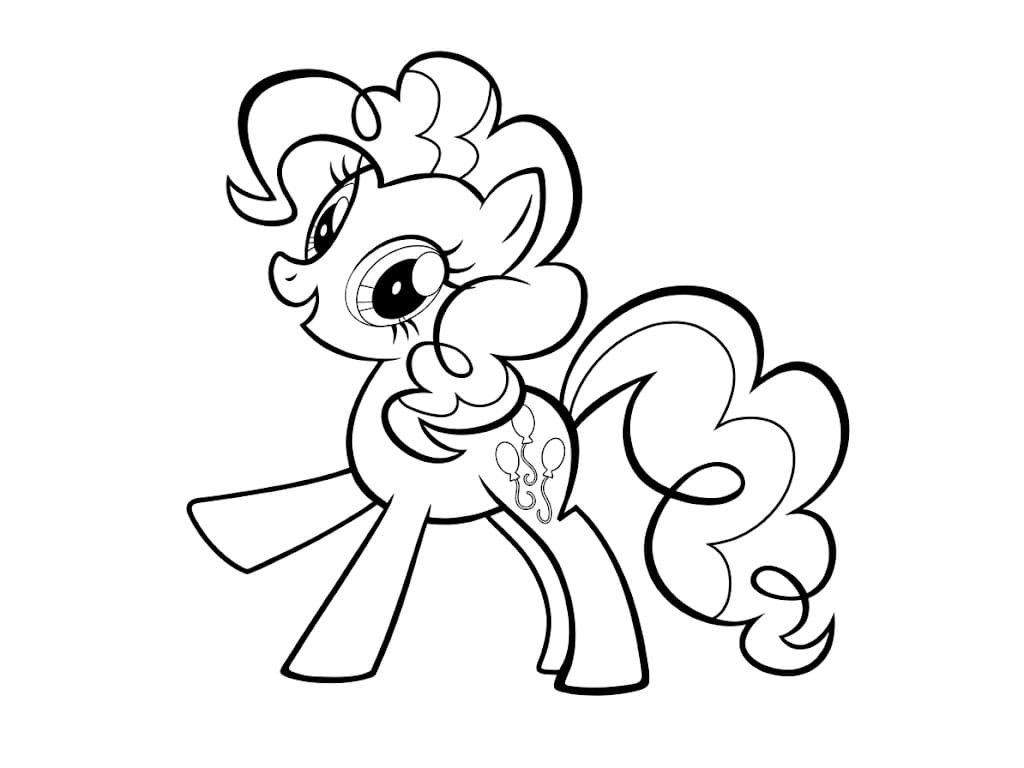 Pinkie Pie Ausmalbild