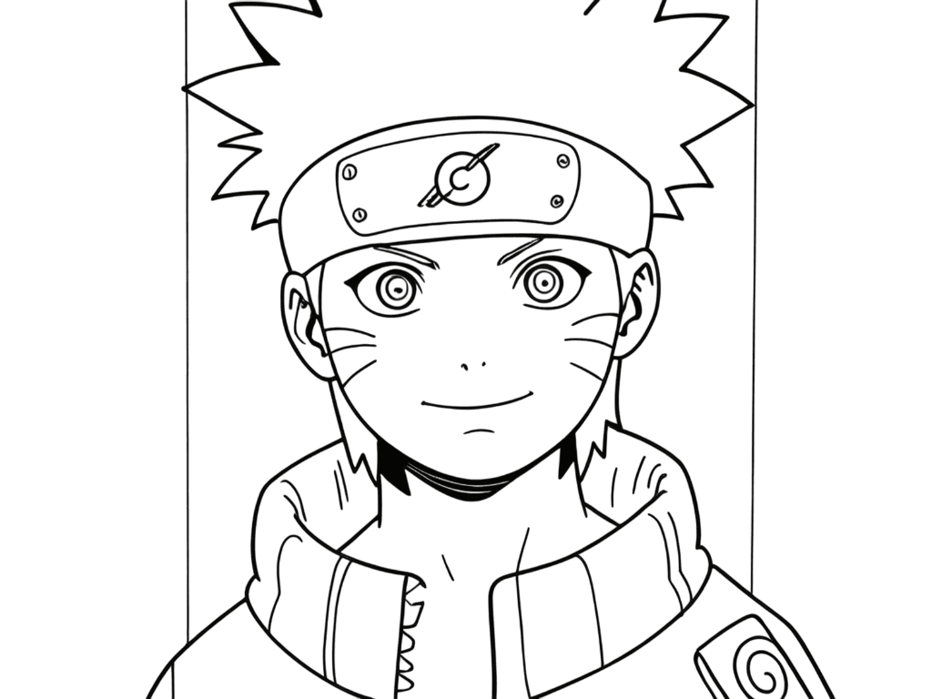 Naruto Uzumaki Rasengan Ausmalbild