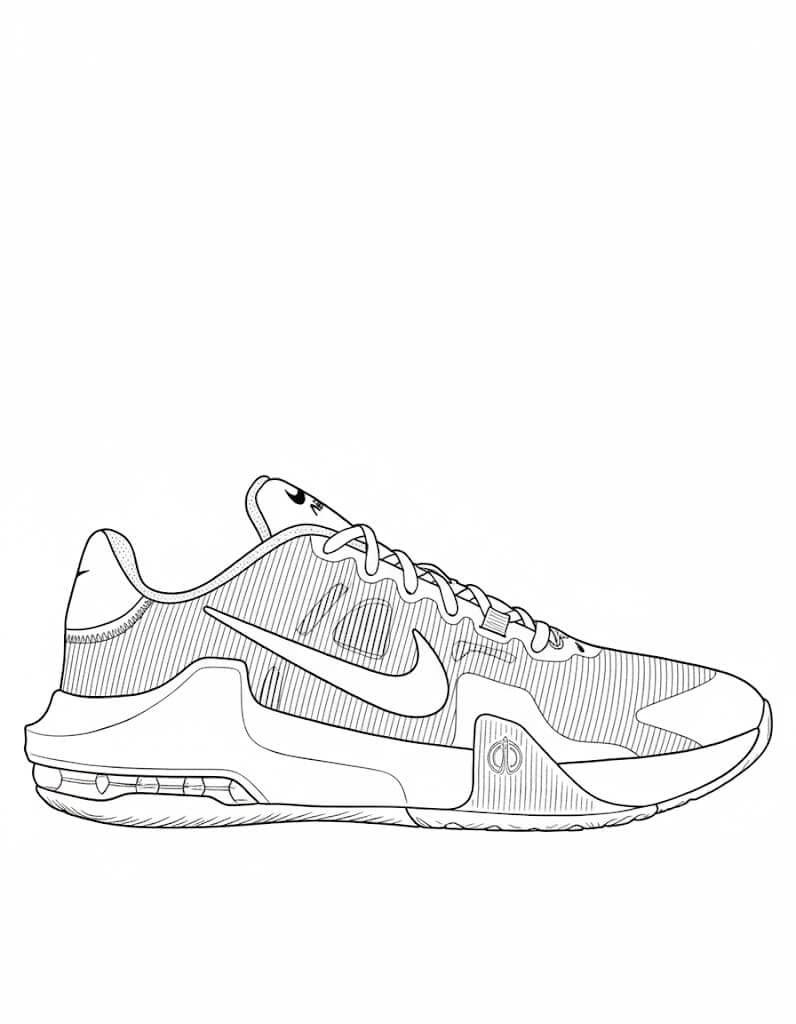 Nike Air Max 200 Sneaker Ausmalbild