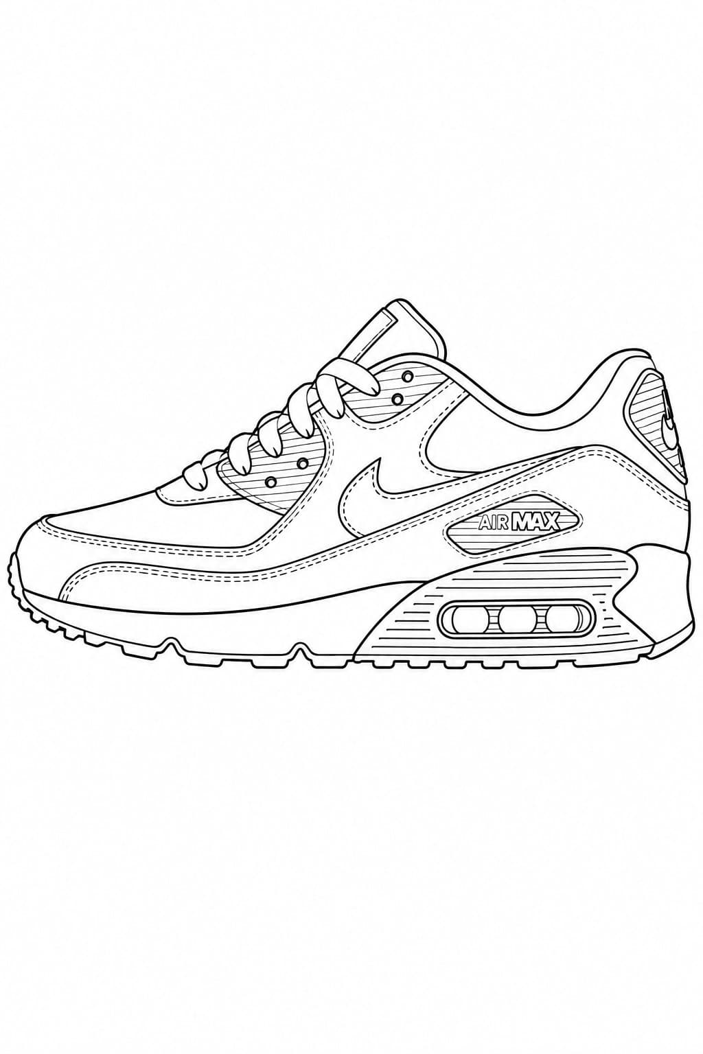 Nike Air Max 90 Ausmalbild