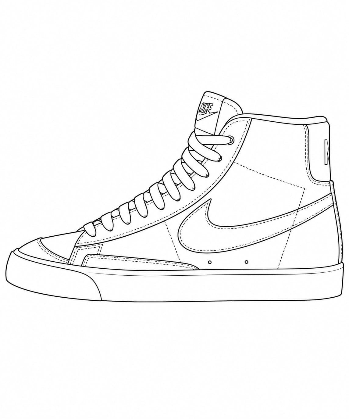 Nike Blazer Mid '77 Ausmalbild