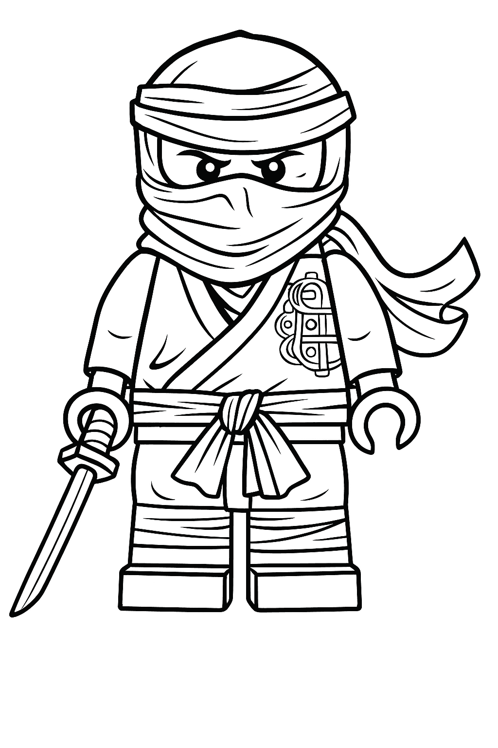 Lloyd Ninjago zum Ausmalen