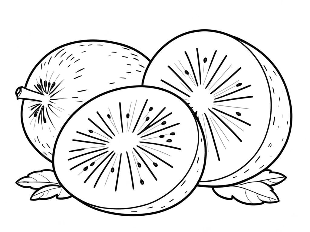 Kiwi Ausmalbild
