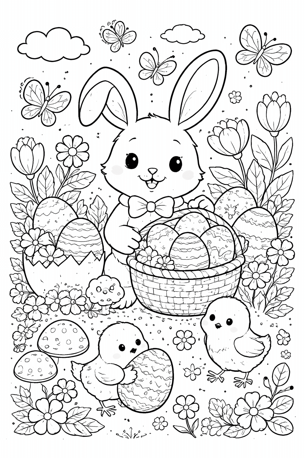Ostern Ausmalbild