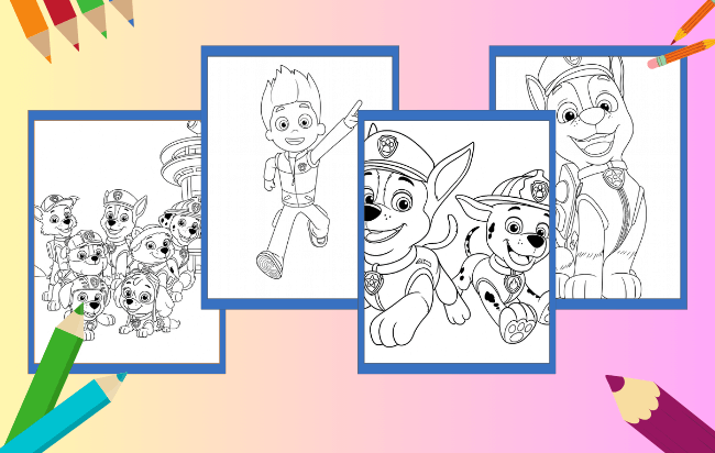 Paw Patrol Ausmalbilder