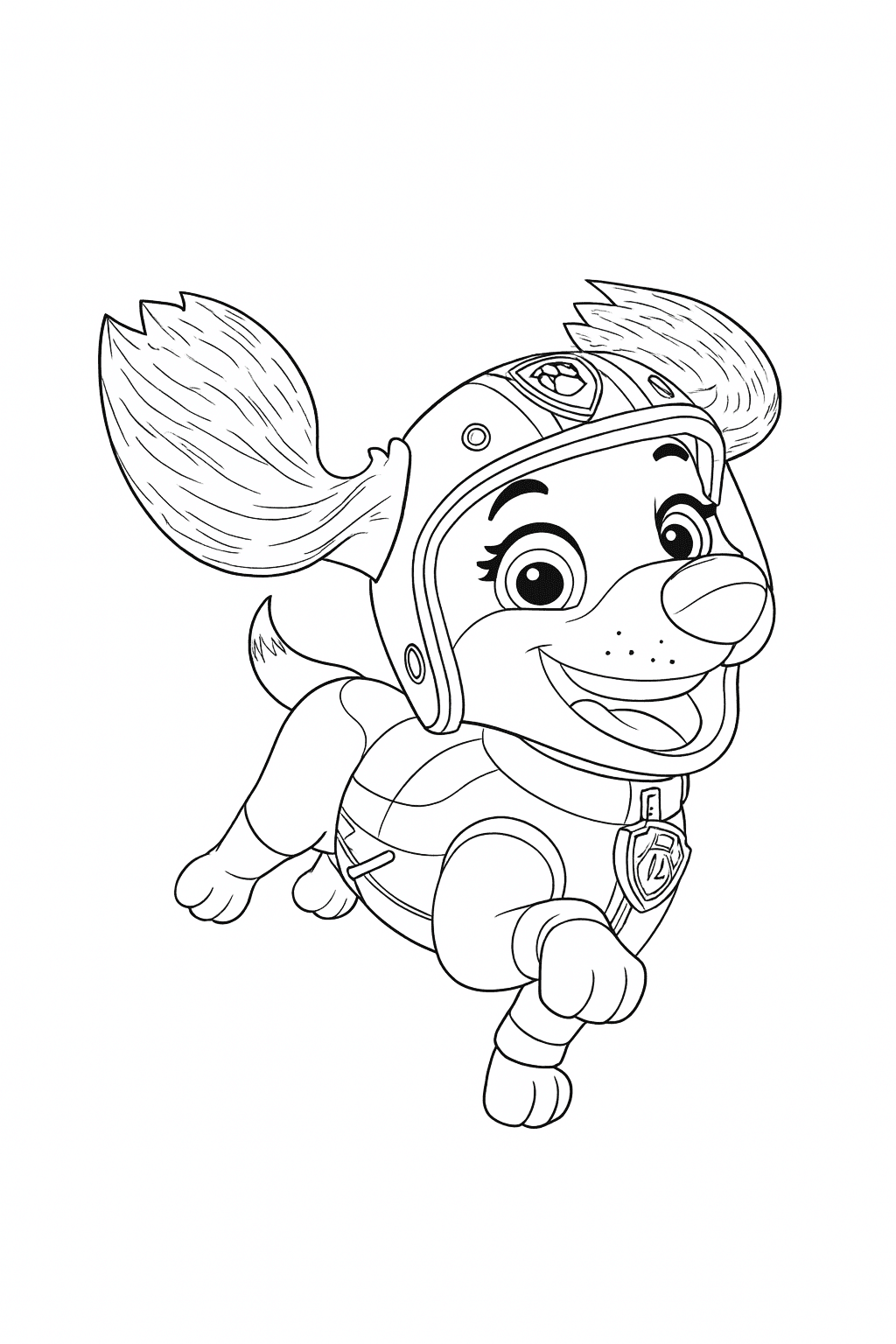 Liberty Paw Patrol Ausmalbild