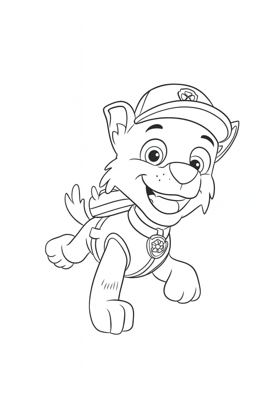 Rocky Paw Patrol Ausmalbild