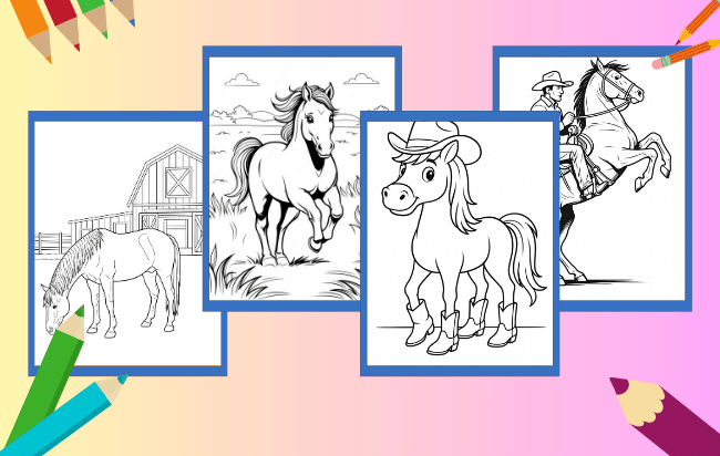 Pferd Ausmalbilder