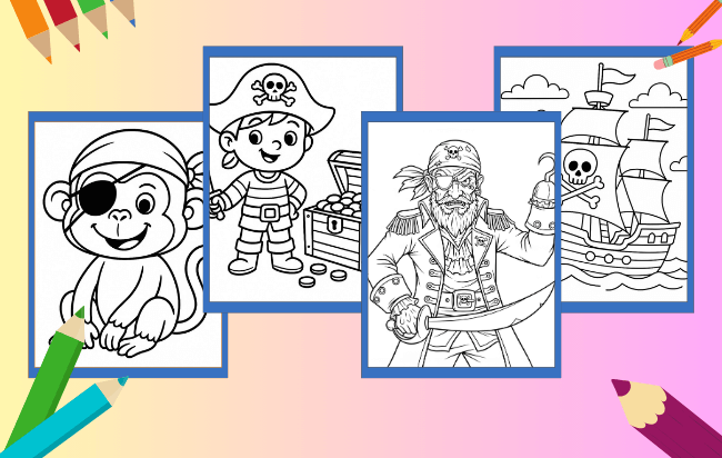 Pirat Ausmalbilder